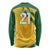 South Africa Cricket World Cup 2024 Long Sleeve Shirt Proteas Make Champions - Wonder Print Shop