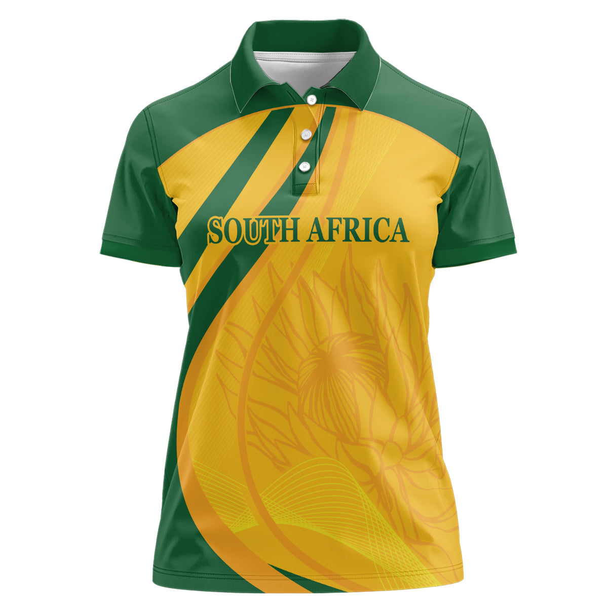 South Africa Cricket World Cup 2024 Women Polo Shirt Proteas Make Champions