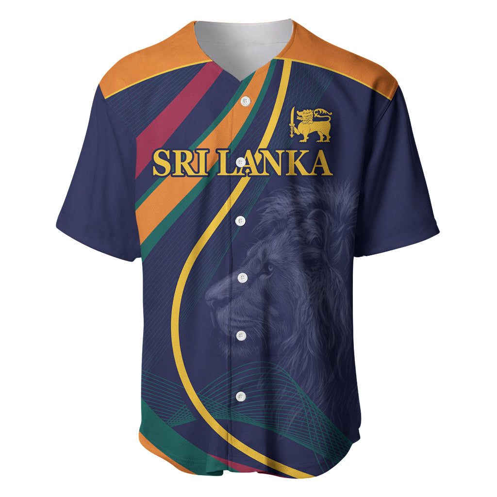 Sri Lanka Cricket World Cup 2024 Baseball Jersey Shri Lanka Jathika Crikat Kandayama LT9 - Wonder Print Shop