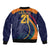 Sri Lanka Cricket World Cup 2024 Bomber Jacket Shri Lanka Jathika Crikat Kandayama LT9 - Wonder Print Shop