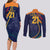 Sri Lanka Cricket World Cup 2024 Couples Matching Long Sleeve Bodycon Dress and Long Sleeve Button Shirt Shri Lanka Jathika Crikat Kandayama LT9 - Wonder Print Shop