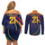 Sri Lanka Cricket World Cup 2024 Couples Matching Off Shoulder Short Dress and Long Sleeve Button Shirt Shri Lanka Jathika Crikat Kandayama LT9 - Wonder Print Shop