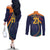 Sri Lanka Cricket World Cup 2024 Couples Matching Off The Shoulder Long Sleeve Dress and Long Sleeve Button Shirt Shri Lanka Jathika Crikat Kandayama