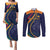 Sri Lanka Cricket World Cup 2024 Couples Matching Puletasi and Long Sleeve Button Shirt Shri Lanka Jathika Crikat Kandayama LT9 - Wonder Print Shop