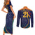 Sri Lanka Cricket World Cup 2024 Couples Matching Short Sleeve Bodycon Dress and Long Sleeve Button Shirt Shri Lanka Jathika Crikat Kandayama LT9 - Wonder Print Shop