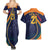 Sri Lanka Cricket World Cup 2024 Couples Matching Summer Maxi Dress and Hawaiian Shirt Shri Lanka Jathika Crikat Kandayama LT9 - Wonder Print Shop