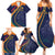 Sri Lanka Cricket World Cup 2024 Family Matching Summer Maxi Dress and Hawaiian Shirt Shri Lanka Jathika Crikat Kandayama - Wonder Print Shop