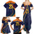 Sri Lanka Cricket World Cup 2024 Family Matching Summer Maxi Dress and Hawaiian Shirt Shri Lanka Jathika Crikat Kandayama - Wonder Print Shop