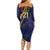 Sri Lanka Cricket World Cup 2024 Long Sleeve Bodycon Dress Shri Lanka Jathika Crikat Kandayama - Wonder Print Shop