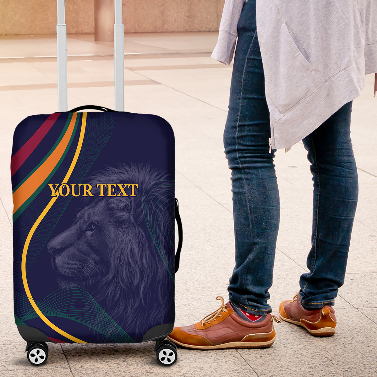 Sri Lanka Cricket World Cup 2024 Luggage Cover Shri Lanka Jathika Crikat Kandayama - Wonder Print Shop