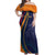 Sri Lanka Cricket World Cup 2024 Off Shoulder Maxi Dress Shri Lanka Jathika Crikat Kandayama - Wonder Print Shop