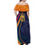 Sri Lanka Cricket World Cup 2024 Off Shoulder Maxi Dress Shri Lanka Jathika Crikat Kandayama - Wonder Print Shop