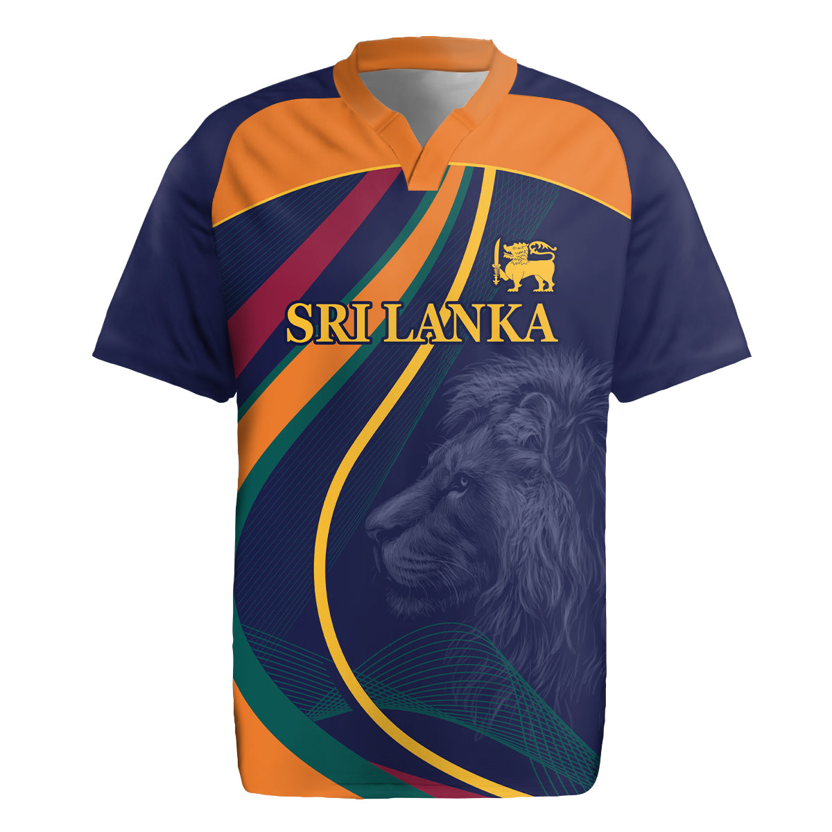 Sri Lanka Cricket World Cup 2024 Rugby Jersey Shri Lanka Jathika Crikat Kandayama