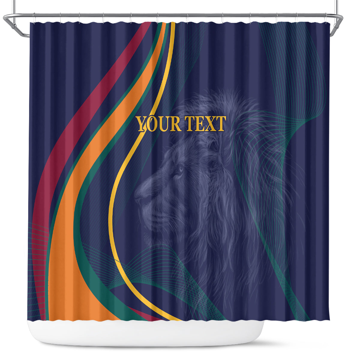 Sri Lanka Cricket World Cup 2024 Shower Curtain Shri Lanka Jathika Crikat Kandayama