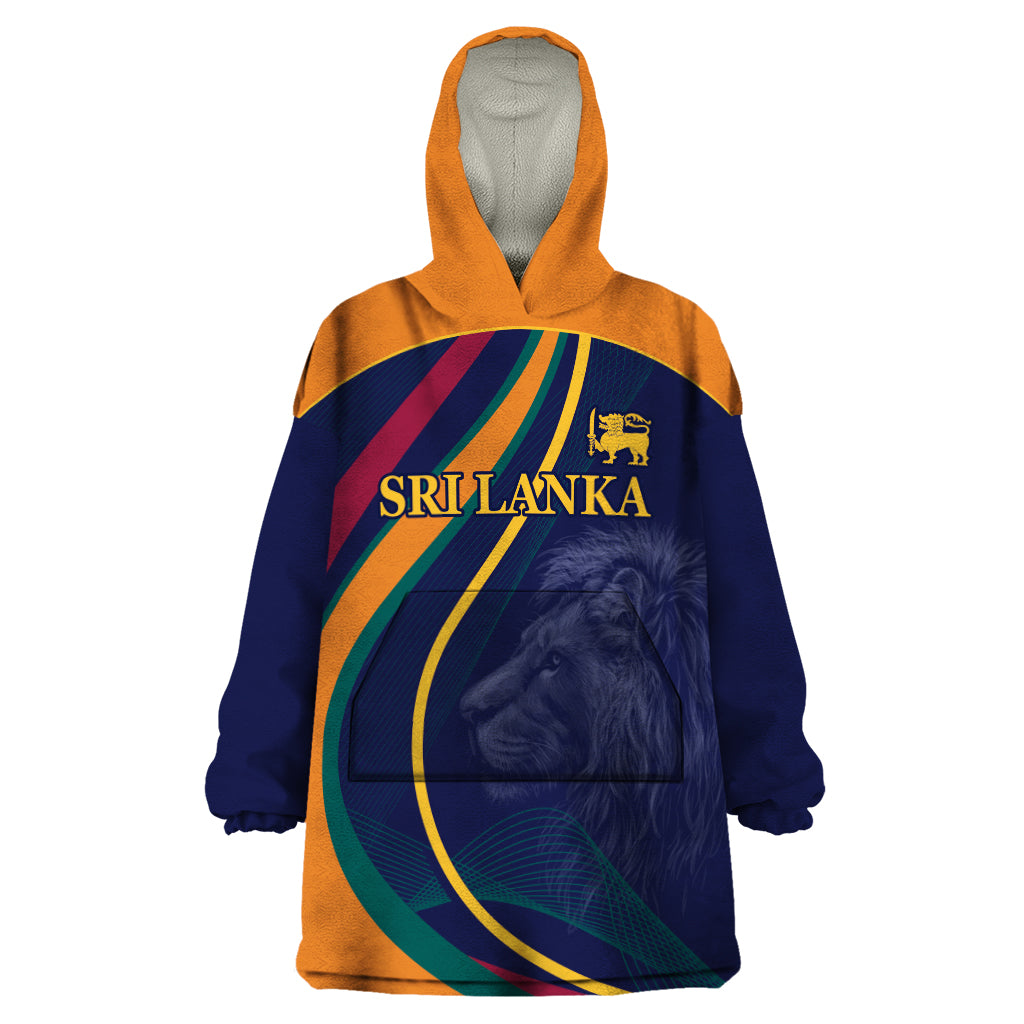 Sri Lanka Cricket World Cup 2024 Wearable Blanket Hoodie Shri Lanka Jathika Crikat Kandayama