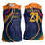 Sri Lanka Cricket World Cup 2024 Women Sleeveless Polo Shirt Shri Lanka Jathika Crikat Kandayama