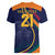 Sri Lanka Cricket World Cup 2024 Women V-Neck T-Shirt Shri Lanka Jathika Crikat Kandayama