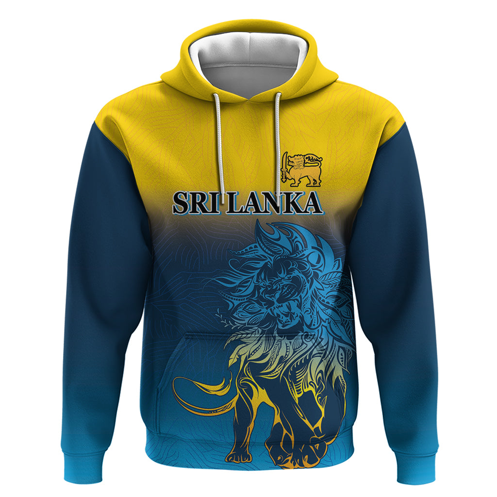 Sri Lanka Hoodie With Lions Version - Wonder Print Shop