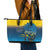 Sri Lanka Leather Tote Bag With Lions Version - Wonder Print Shop