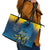 Sri Lanka Leather Tote Bag With Lions Version - Wonder Print Shop