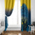 Sri Lanka Window Curtain With Lions Version - Wonder Print Shop