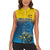 Sri Lanka Women Sleeveless Polo Shirt With Lions Version - Wonder Print Shop