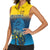 Sri Lanka Women Sleeveless Polo Shirt With Lions Version - Wonder Print Shop