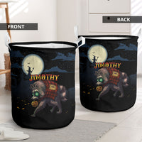 Halloween Raccoon Jimothy Laundry Basket