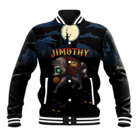 Halloween Raccoon Jimothy Personalized Baseball Jacket