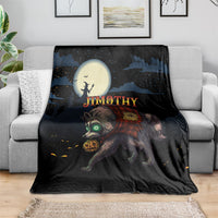 Halloween Raccoon Jimothy Blanket