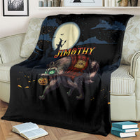 Halloween Raccoon Jimothy Blanket