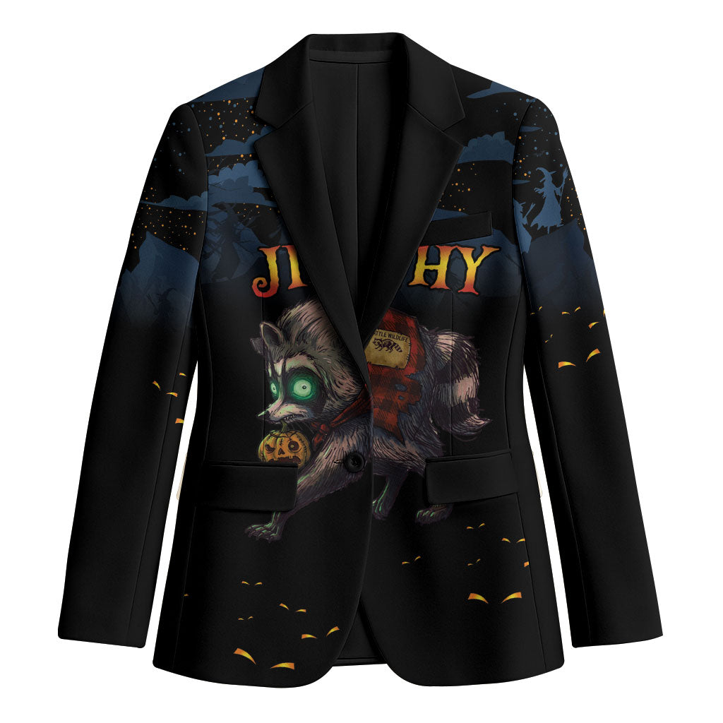 Halloween Raccoon Jimothy Personalized Blazer