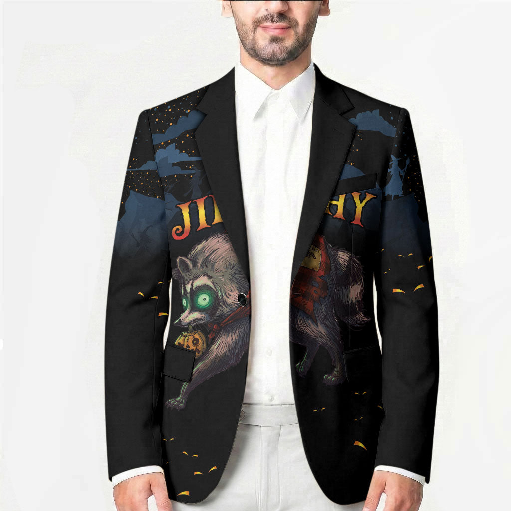 Halloween Raccoon Jimothy Personalized Blazer
