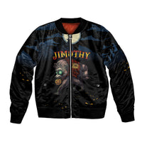 Halloween Raccoon Jimothy Personalized Bomber Jacket