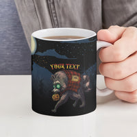 Halloween Raccoon Jimothy Personalized Ceramic Mug