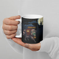 Halloween Raccoon Jimothy Personalized Ceramic Mug