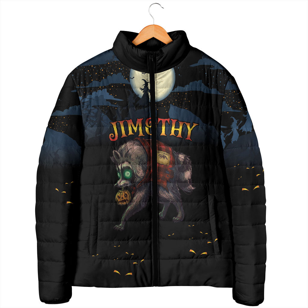 Halloween Raccoon Jimothy Personalized Padded Jacket