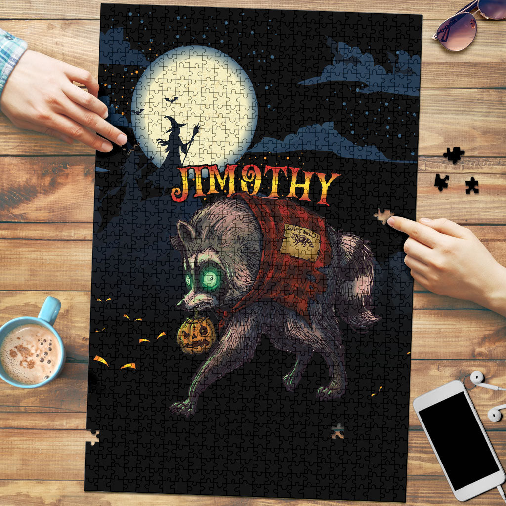 Halloween Raccoon Jimothy Puzzle