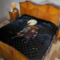 Halloween Raccoon Jimothy Quilt