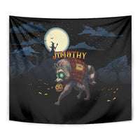 Halloween Raccoon Jimothy Tapestry
