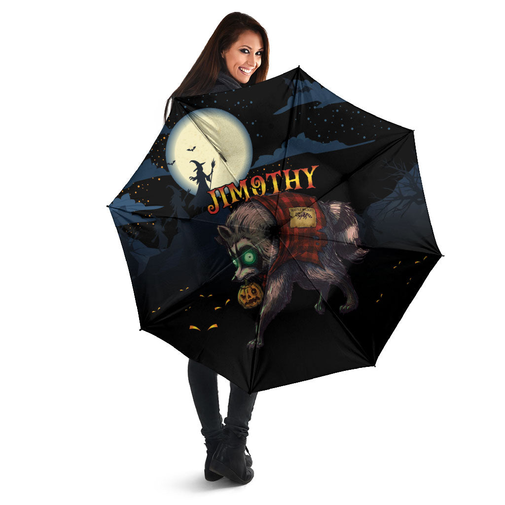 Halloween Raccoon Jimothy Umbrella