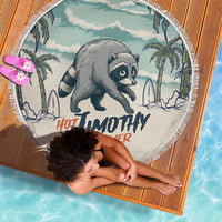 Hot Jimothy Summer Retro Style Beach Blanket