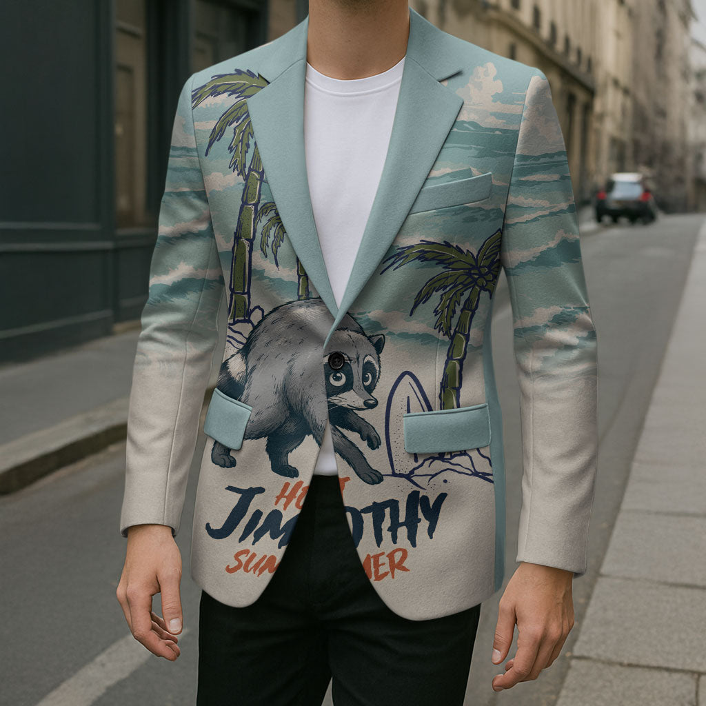 Hot Jimothy Summer Retro Style Blazer