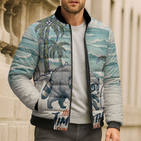 Hot Jimothy Summer Retro Style Bomber Puffer Jacket