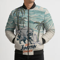 Hot Jimothy Summer Retro Style Bomber Puffer Jacket