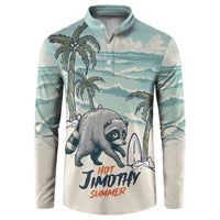 Hot Jimothy Summer Retro Style Button Sweatshirt