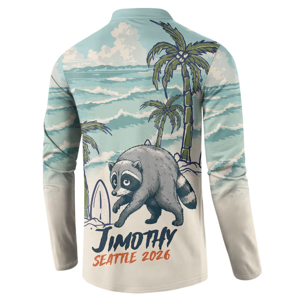 Hot Jimothy Summer Retro Style Button Sweatshirt
