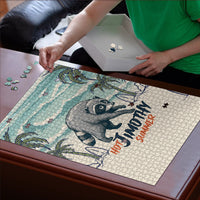 Hot Jimothy Summer Retro Style Puzzle