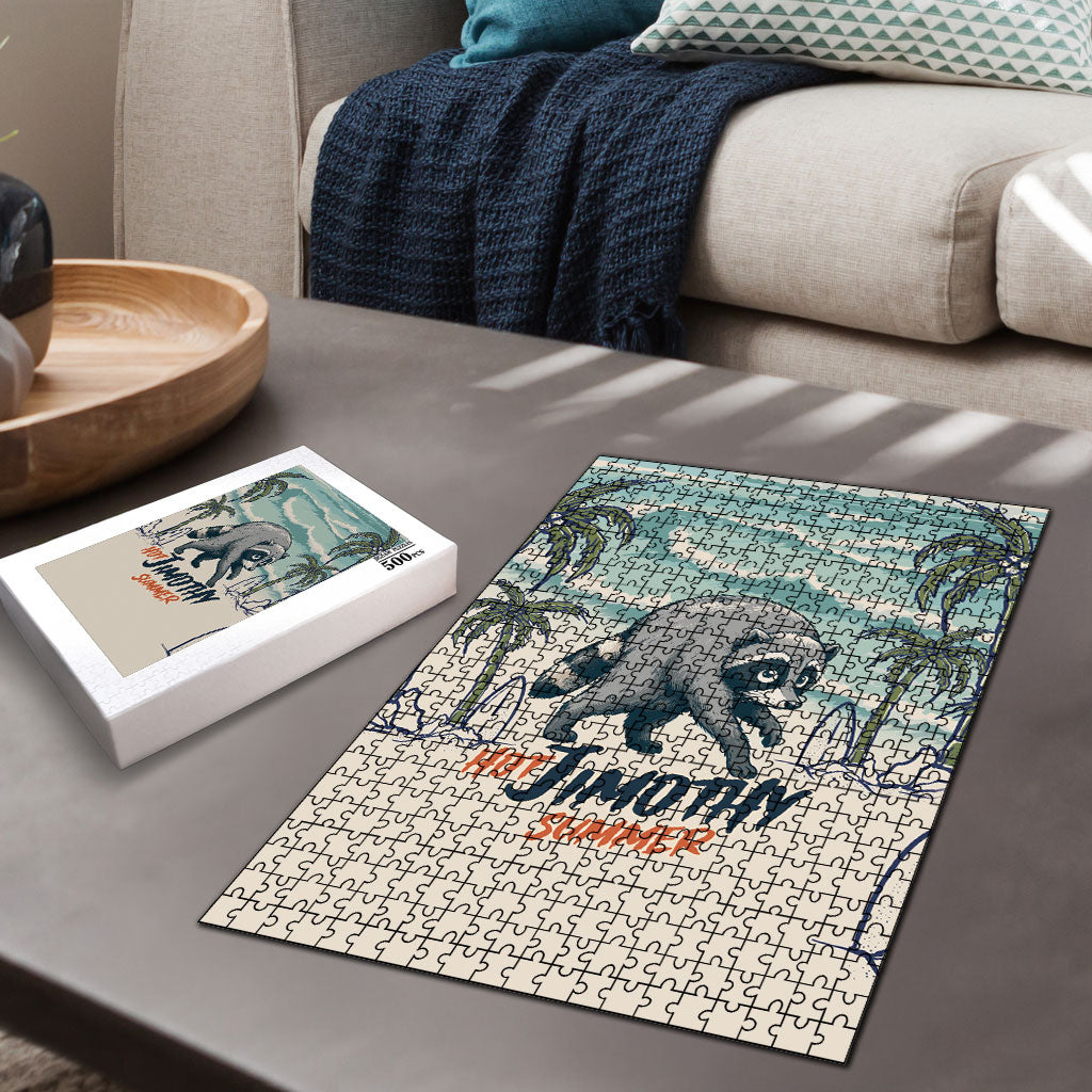 Hot Jimothy Summer Retro Style Puzzle