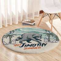 Hot Jimothy Summer Retro Style Round Carpet